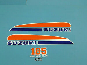 SUZUKI TM400 1974 TANK DECAL GRAPHIC SET #S31