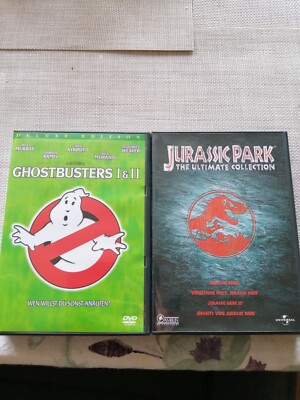 Jurassic Park Ultimate Collection, Ghostbusters 1 und 2 DVD Boxen