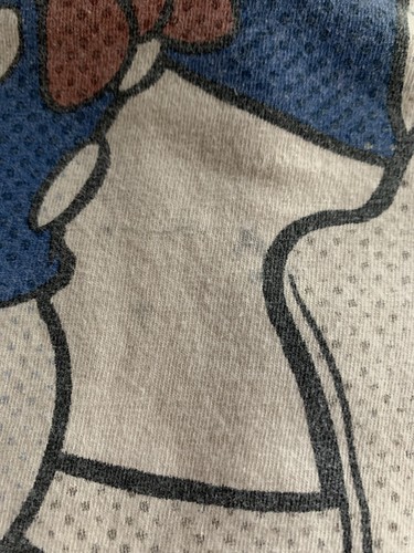 Disney Donald Duck TShirt L Angry Funny Beige Tan * - Picture 8 of 9