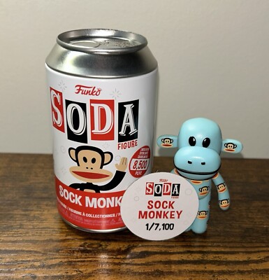 Funko Soda! Sock Monkey Common 1/7,100 (Opened)