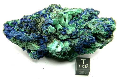 Azurite Malachite Mineral Specimen Laos, China 123.77 Grams - Picture 6 of 6