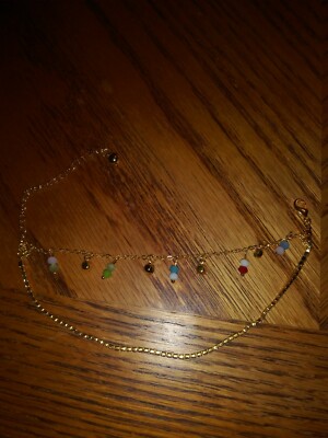 Unbranded 3 Anklets Multicolor Fashion Jewelry Lobster Latch new 24