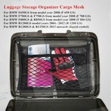 For BMW R1200GS R1250GS 1x Luggage Storage Organizer Mesh Net Vario Case Pannier
