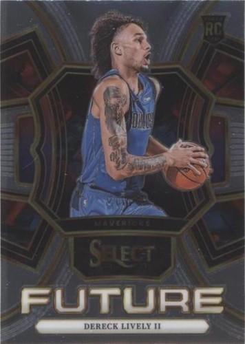 2023-24 Panini Select Dereck Lively II RC Rookie Patch Auto RPA 