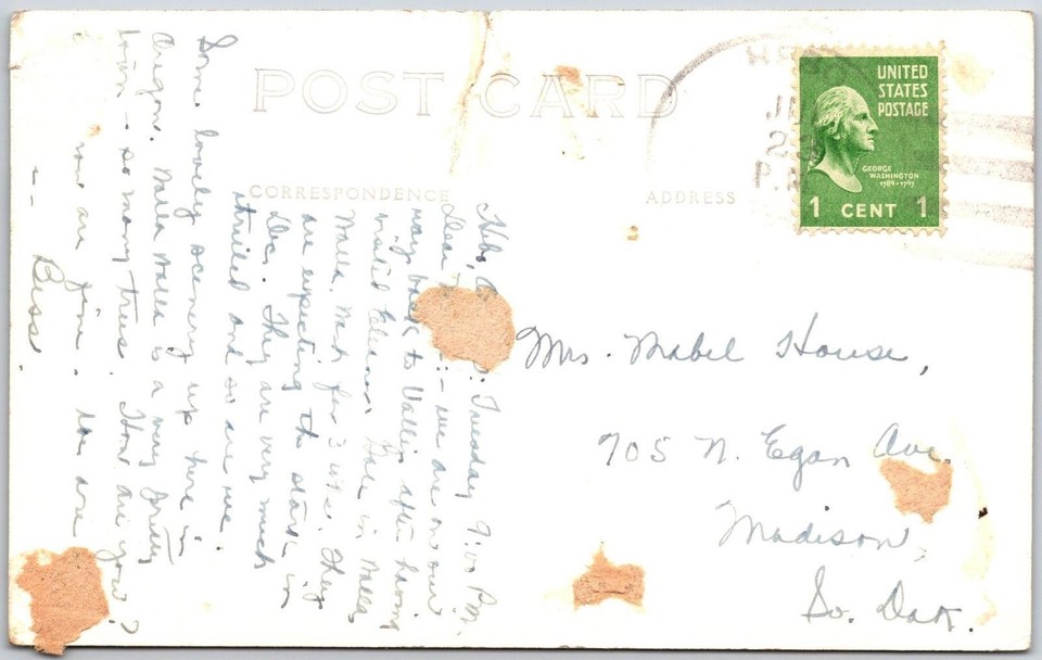 Mount Hood OROregon, Perpetually SnowCapped Mountains RPPC, Vintage