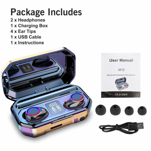 Wireless TWS Headset Earphones Mini Stereo Headphones Touch Earbud for Bluetooth - Zdjęcie 9 z 16