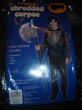 Shredded Corpse Halloween Costume youth boy's girl's Small S 5/7