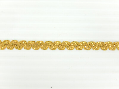 New Metallic Gilt  & Gold Woven Trim - Gimp.13 Yards + 23''  in 3 Pieces. T-165