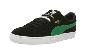 puma shoes black and green