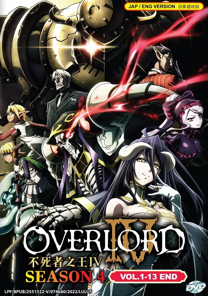 OVERLORD IV (SEASON 4) VOL.1-13 END DVD + EXTRA GIFT