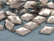 18x11mm Crystal Clear H102 Flat Back Diamond Acrylic Gems -35 Pieces