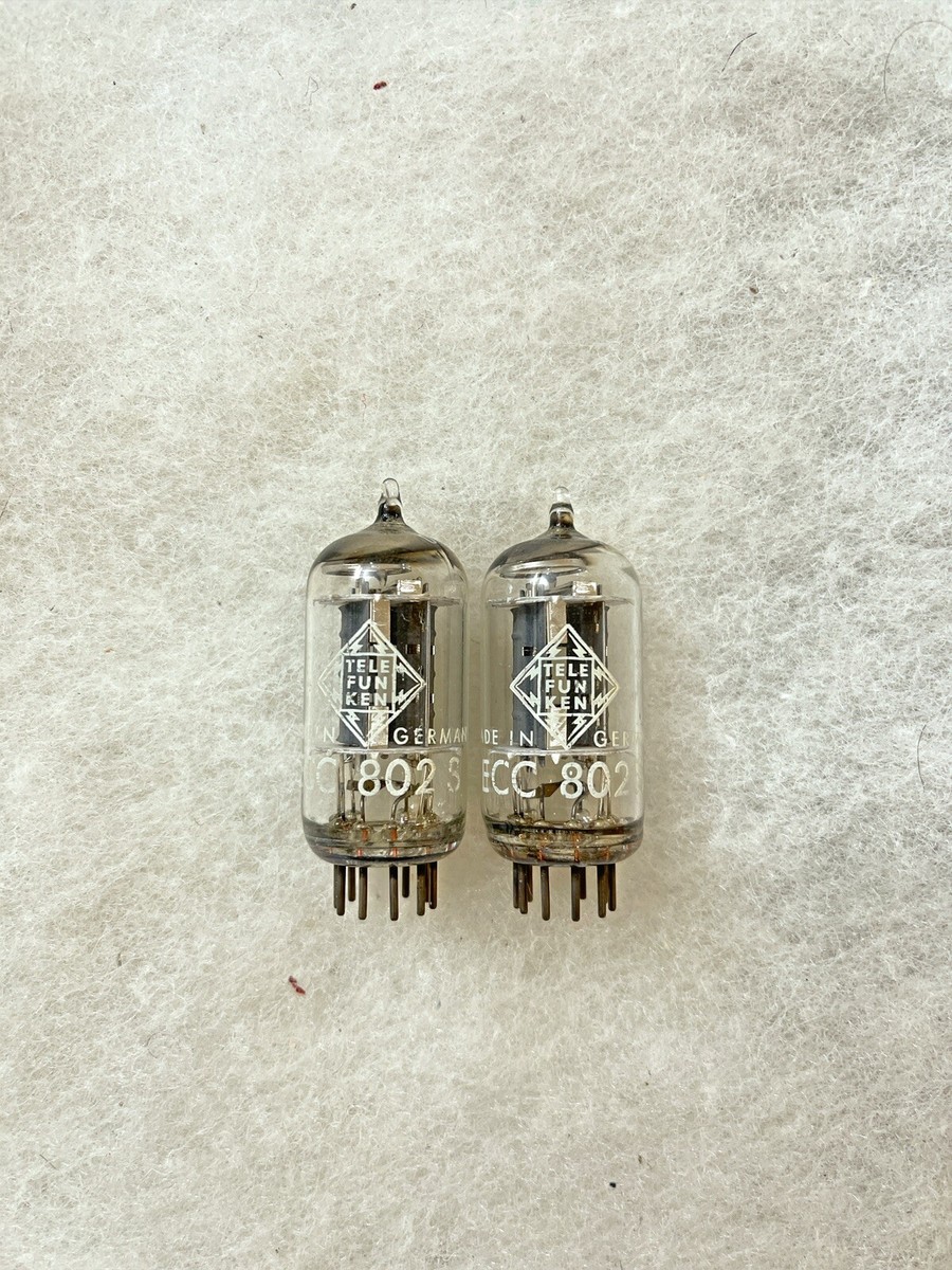 Telefunken ECC802S 6189 12AU7WA ECC82 NOS NIB Same Codes Matched