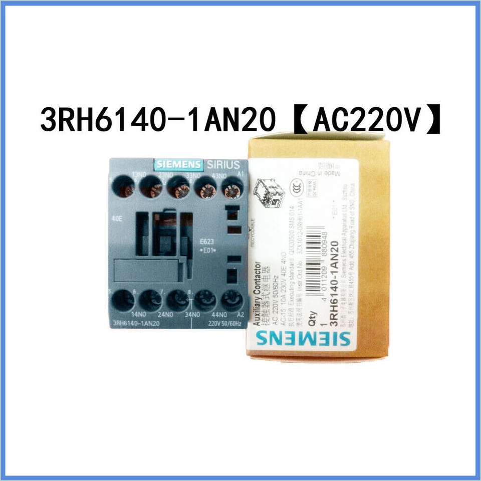 1P SIEMENS 3RH6140-1AB00 1AF00 1AG00 1AN20 1AQ00 1BB40 1BF40 1BM40 Contact relay - Image 2 of 4