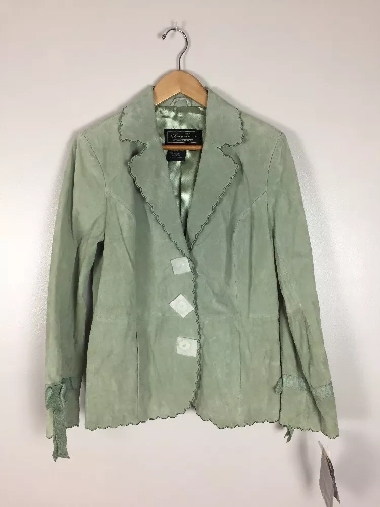 Tommy Lewis Classics Luxuries Genuine Leather Suede Mint Green
