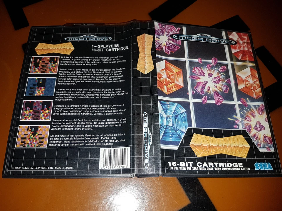 ## SEGA Mega Drive - Columns - wie Tetris, nur besser :-) - TOP / MD Spiel ##
