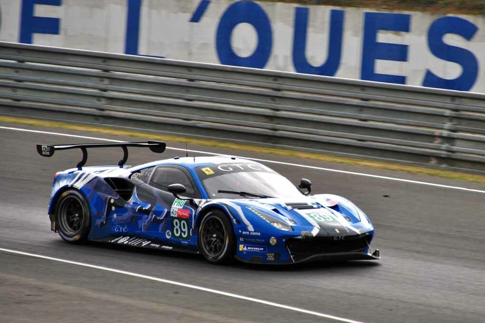 Ferrari 488 GTE EVO no89 2019 Le Mans motorsport photo print