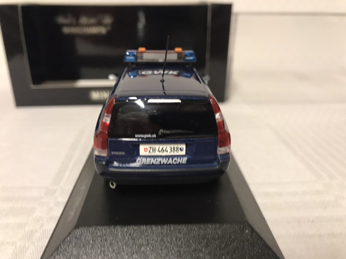 Minichamps 1:43 Volvo V70 V 70 Grenzwache Schweiz 1/1.200 Rarität