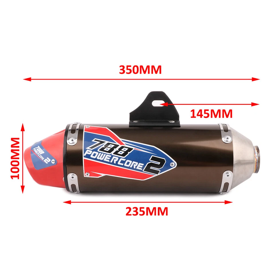 Full Muffler Exhaust Pipe System For CRF230F 2003-2017 CRF150F 2017 Dirt Bike - Изображение 3 из 4