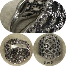 PANDORA STATEMENT LACE RING SIZE 54 REF 190907CZ NOW DISCONTINUED RRP £145.00