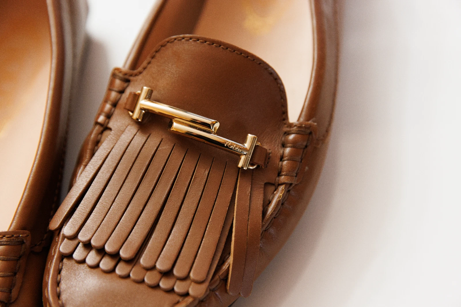 Mocassino Tod’s frange scarpe da guida donna EU 41 5 mocassini in pelle