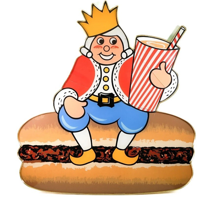 Burger King Vintage Advertising Metal Sign | eBay