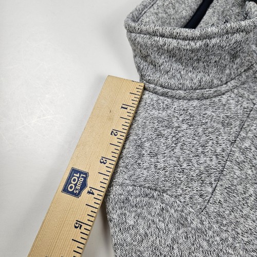 Vineyard Vines Pullover Kids XL Gray 1/4 Zip Fleece Mock Neck Outdoor Preppy - Picture 11 of 13