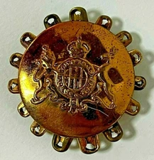 KING GEORGE V QUEEN MARY SILVER JUBILEE 1935 SAFETY PIN HOLDER