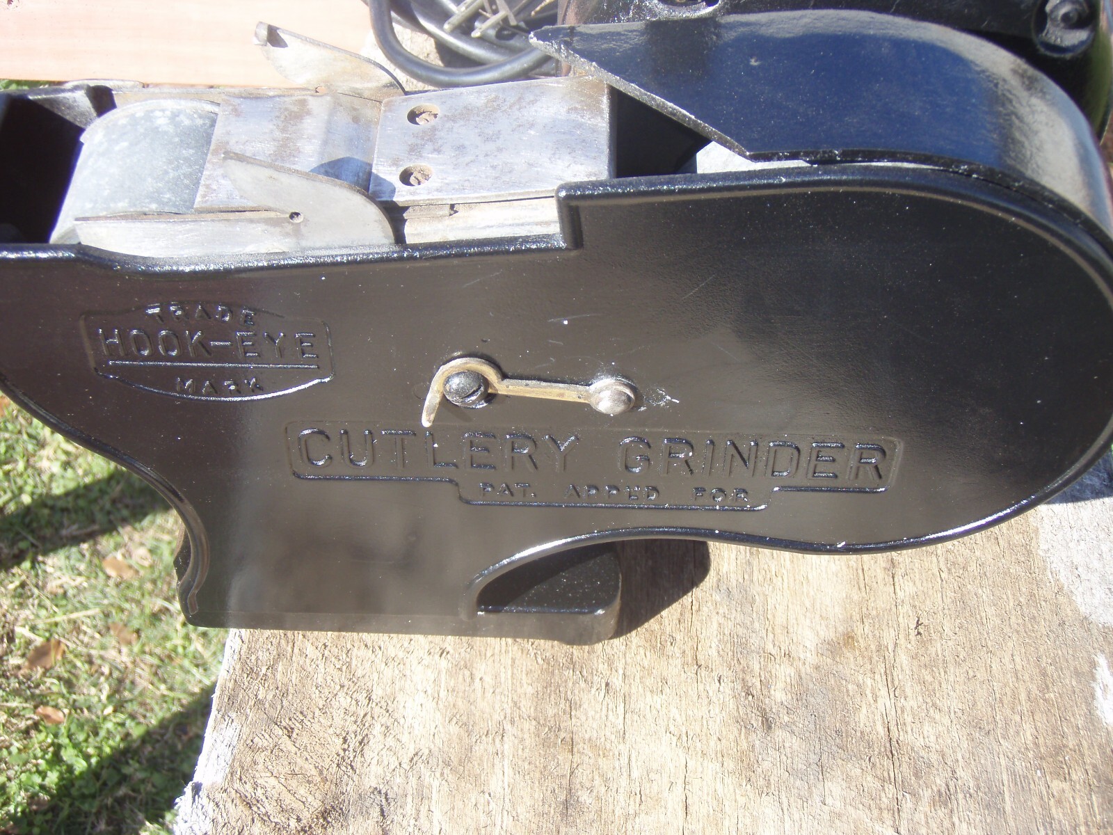 Vintage hook eye cutlery sharpener eBay