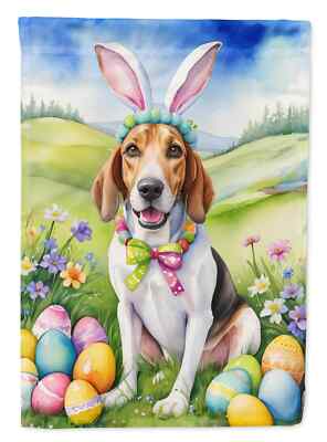 English Foxhound 2 Easter Egg Hunt Flag