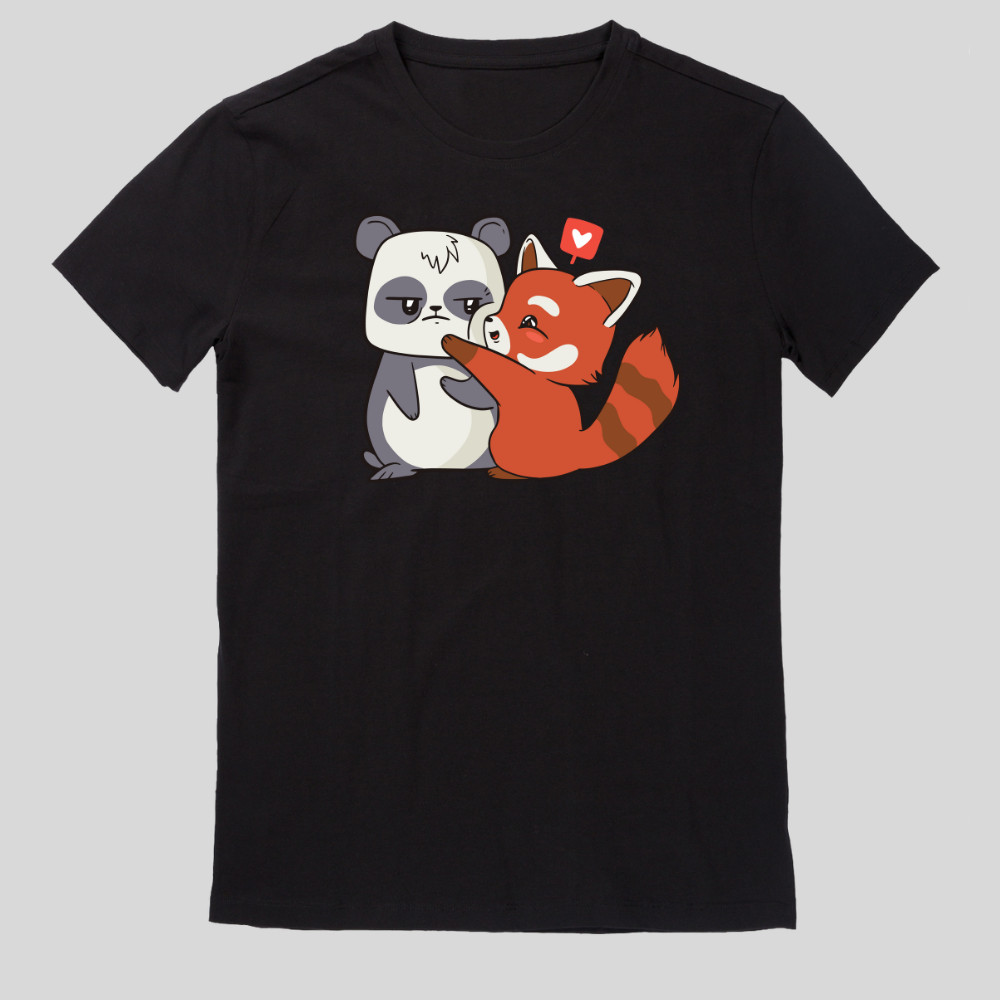 Camiseta Panda Cartoon Love