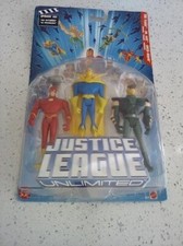 Mattel DC Justice League Unlimited Dr Fate Flash Freccia Verde Confezione da 3 Episodio 451