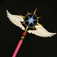 100cm Glowing Card Captor Sakura Kinomoto Star Cane Magic Wand Cosplay Prop Gift