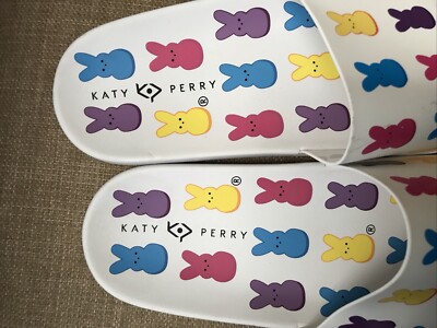 Peeps X Katy Perry Bunny Slide Women's Slip on Sandals - Size 7 | eBay