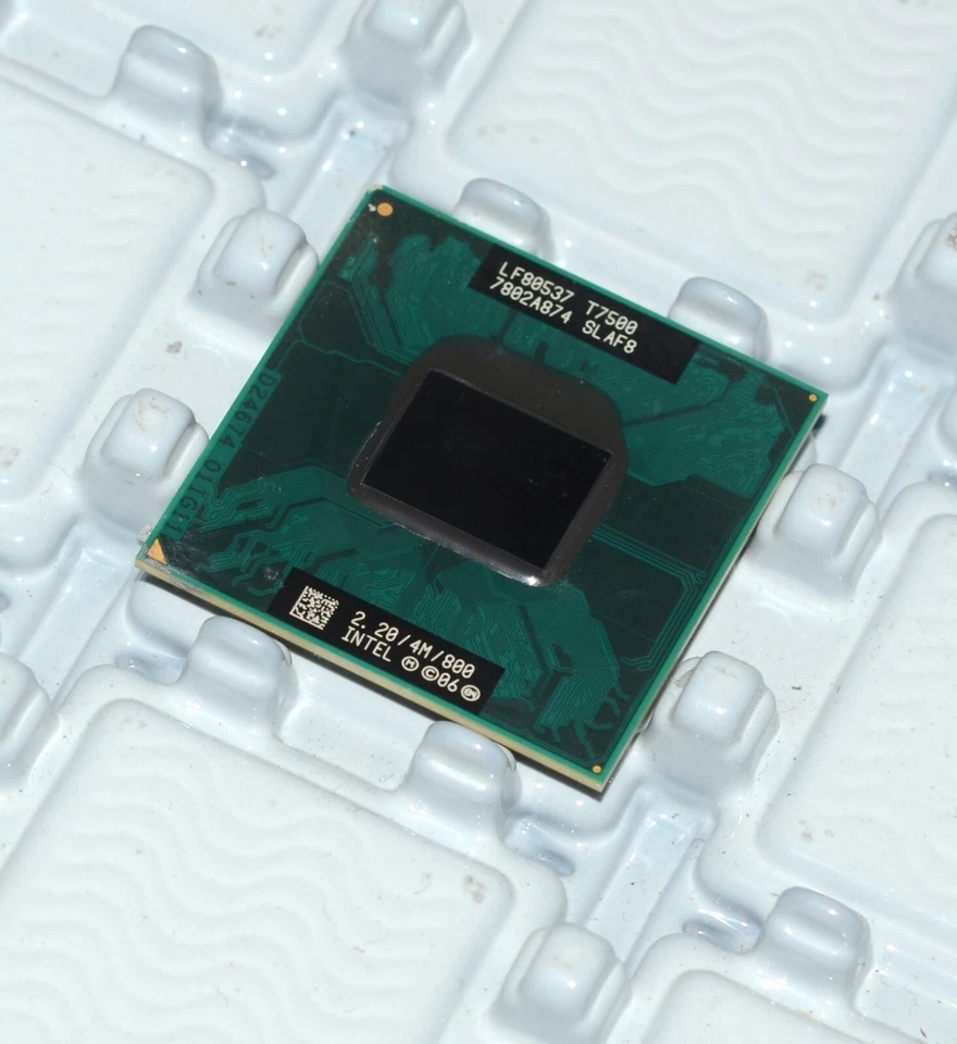 Intel Core 2 Duo T7500 CPU 2.2GHz/4M/800MHz Laptop Mobile Processor Socket P - Image 2 of 4