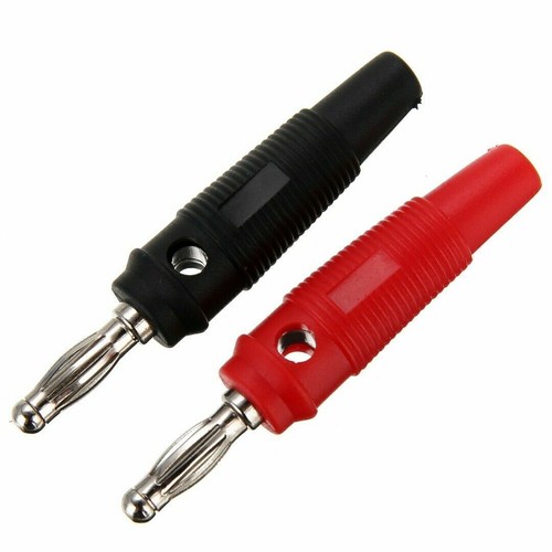 20pcs 4mm Banana Plugs for Speaker Amp or Test Equipment 10 Red 10 Black - Picture 2 of 6