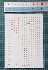 water slide decals 1/35 WWII US Uniform Insignia (63335B) for model kits