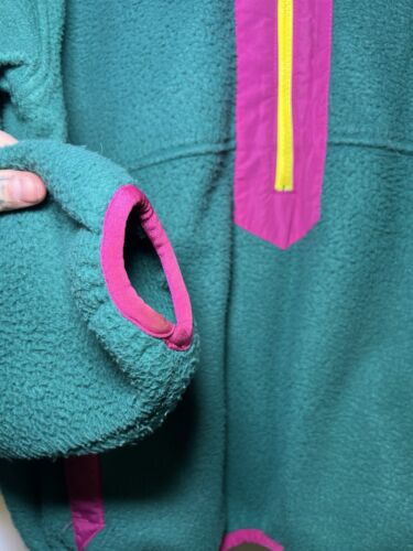 Pullover retro vintage años 90 Misey Mountain Snap T polar estilo patagonia talla L - Imagen 7 de 12