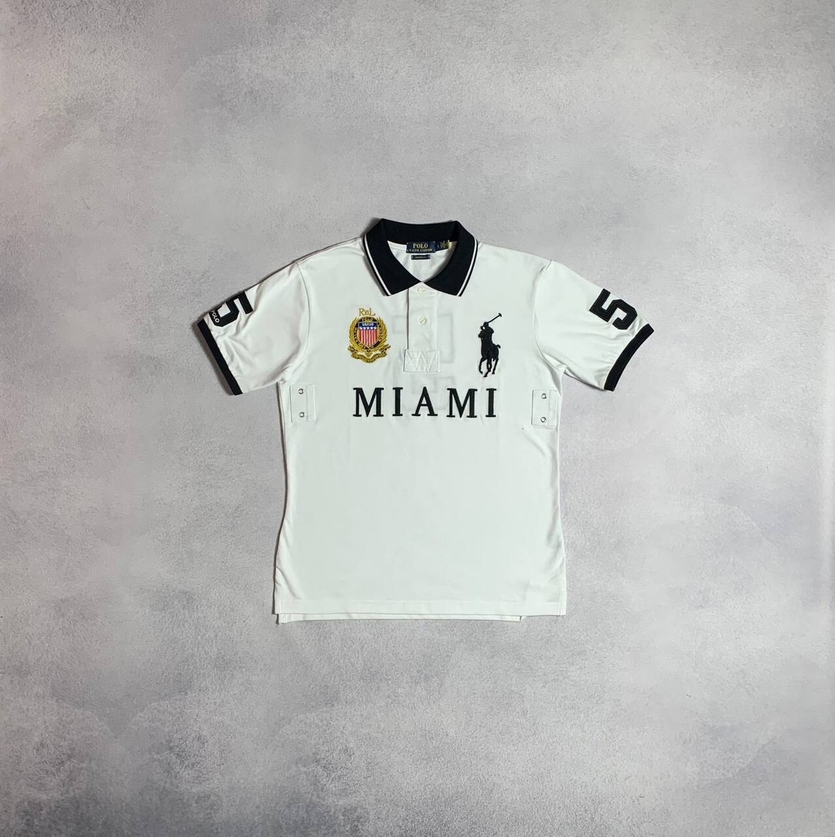Polo Ralph Lauren MIAMI ポロシャツ 5 Polo Ralph Lauren Polo T-Shirt Miami USA #5 Big Pony Luxury