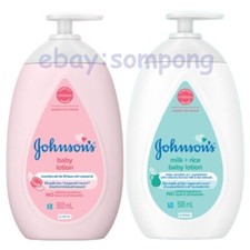 Cream Johnson's Baby Face Body Moisturizer Skin Lotion Pink Blue Softer 500 g .