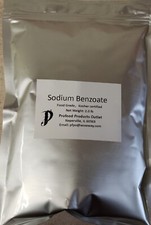 Sodium Benzoate, Food grade, 2.0 Lb, food preservative, in bag