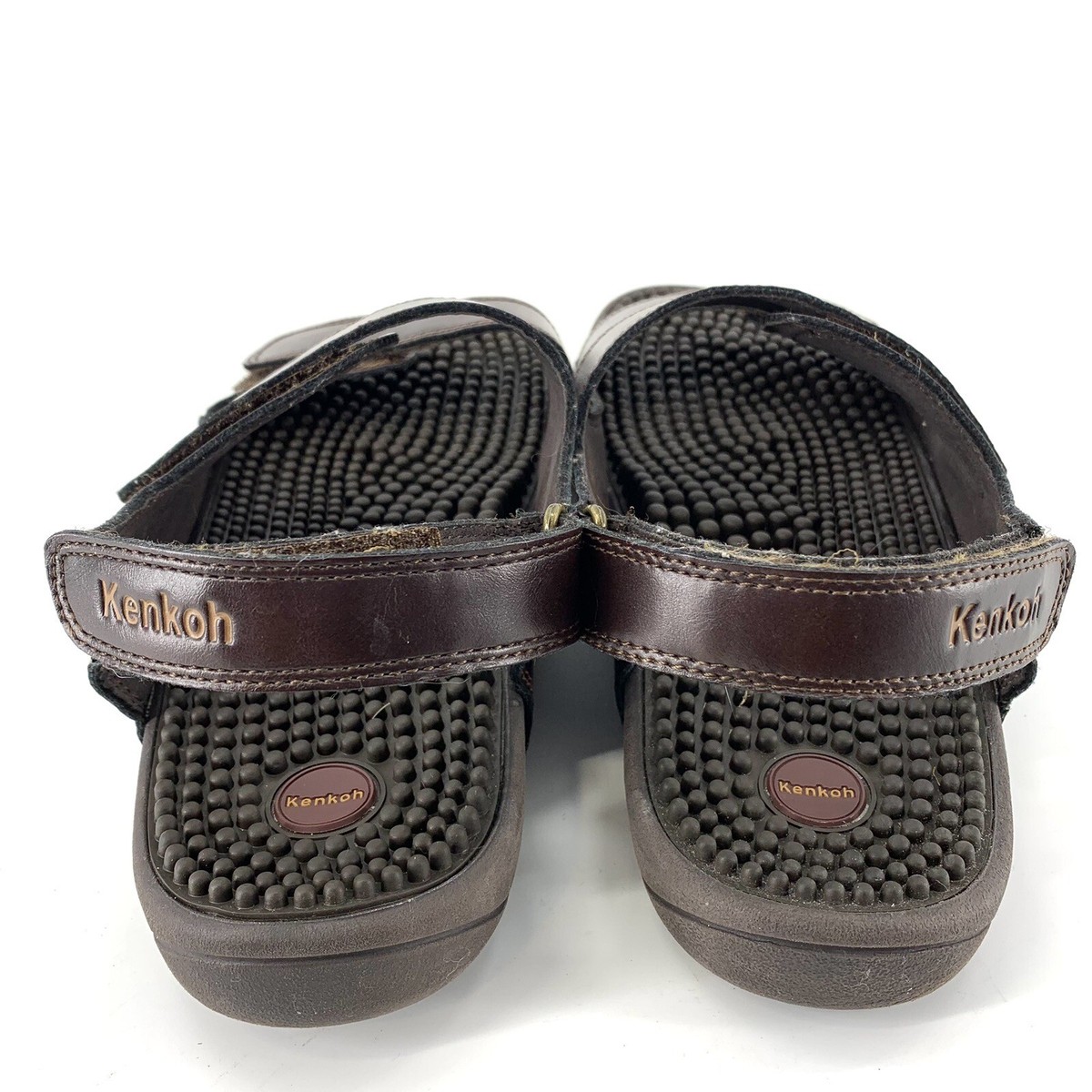 Kenkoh Balance Brown Massage Sandals Slides Size M9 W11 | eBay