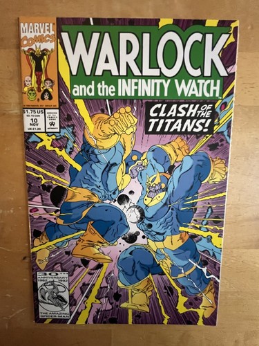 WARLOCK AND THE INFINITY WATCH # 10 NM/M 9.2 1992 NOT CGC GRADED MODERN AGE
