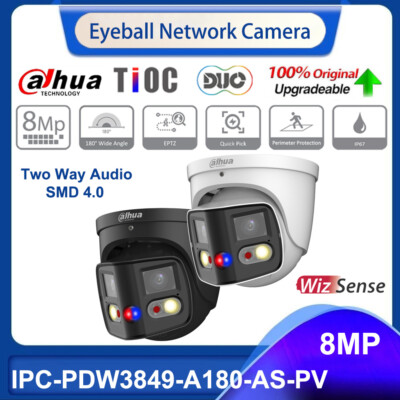 Caméra, Dahua, Surveillance, IP, Tioc Duo, 8 Mp, Ipc Pfw3849s A180 Pv, Panoramic, Audio, Bullet - Foto 2