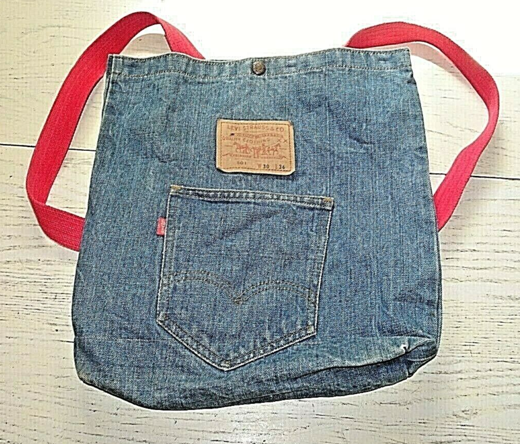 Levis 501 Jean Denim Tote Bag Backpack Purse NOW! Designs