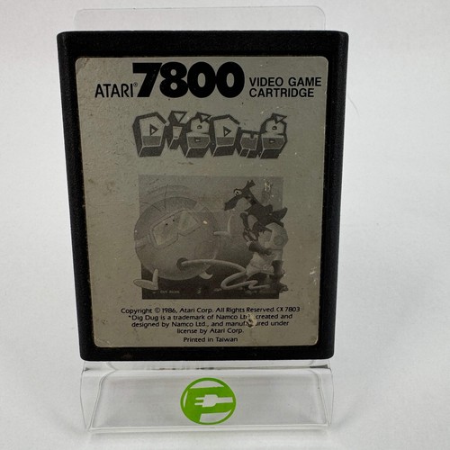 Dig Dug (Atari 7800, 1986) Cartridge Only