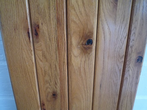 Solid Oak with Knots Cupboard Cabinet Panel Door 27.625" x 14.875" x .75" - Bild 5 von 12