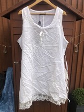 Grandes Tailles linen skater dress size 24 BNWT
