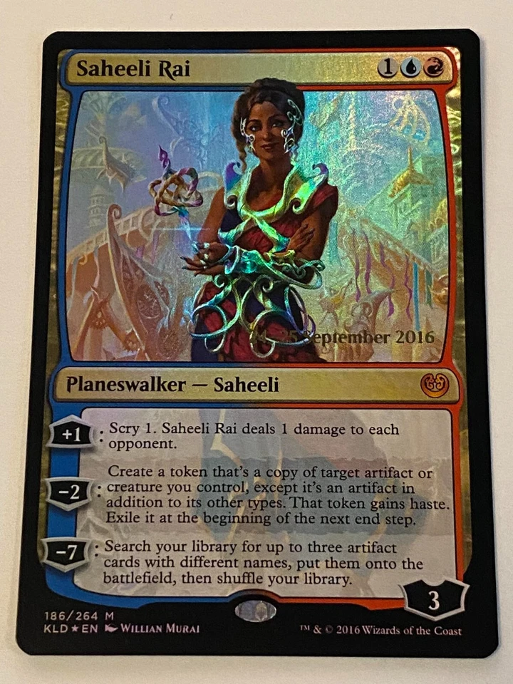 MTG FOIL Saheeli Rai - Prerelease Cards (PRE)186 - Image 2 of 4