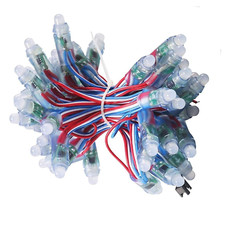 WS2811 Pixels 50 Digital LED String Light Waterproof RGB Color 12mm DC12V IP67