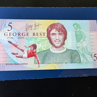 Ulster Bank £5 George Best Commemorative Banknote 2006 1 Note
